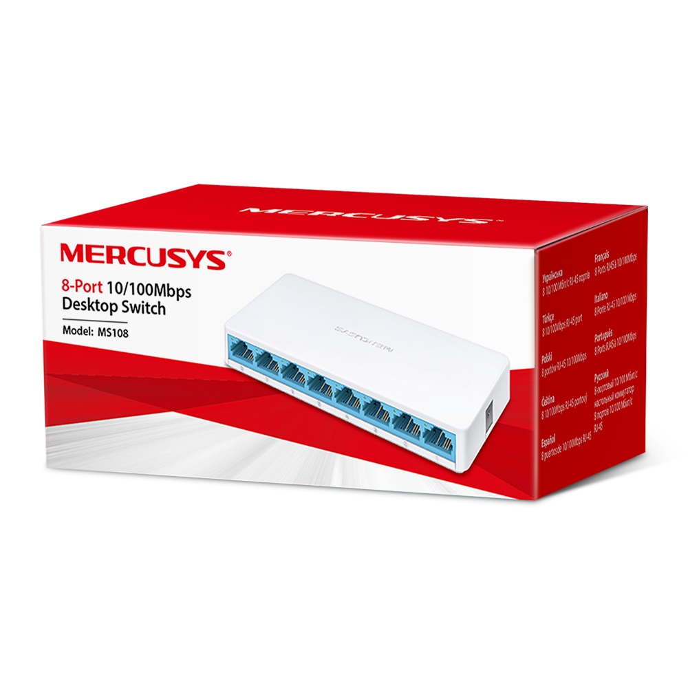 Mercusys MS108 8x10/100