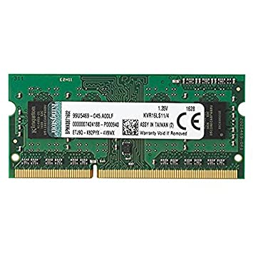 DDR3 4GB Kingston Sodimm KVR16LS11/4 LOW VOLTAGE DDR3L