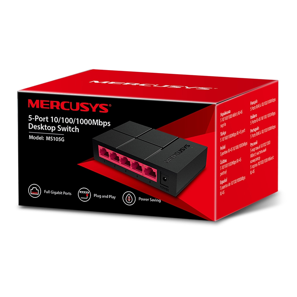 Mercusys MS105G 5x10/100/1000